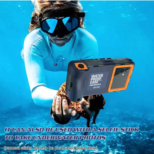 Housing Waterproof And Phones Lanyard 6.9 all Photo Smart+ Professional Underwater UrbanX P with 2019 Video Snorkeling Inch to Diving Up Swimming Case for Surfing LCD [15m/50ft] Protective