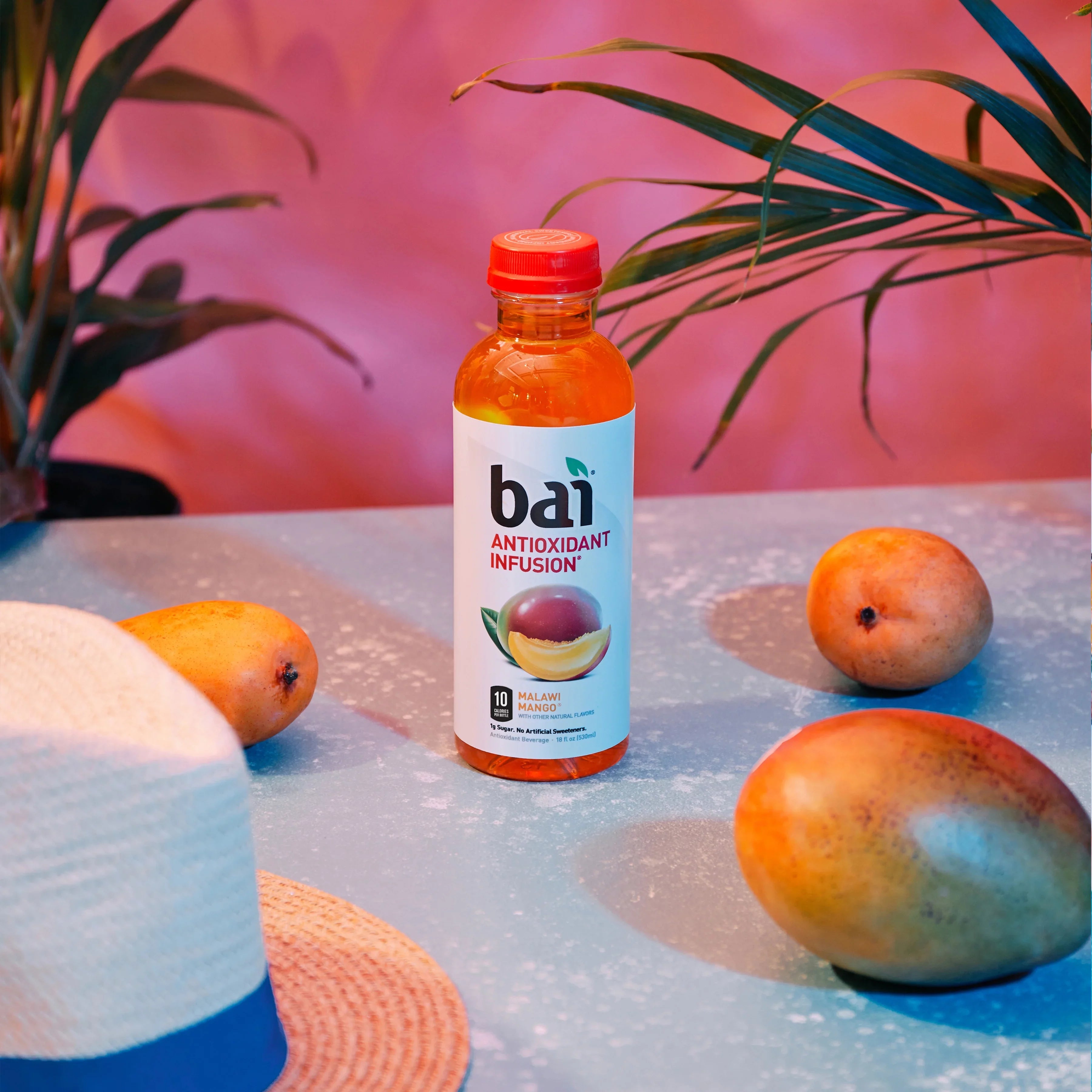 Oz, Gluten-Free, Bai Bottles Infused 12 18 Drink, Mango, Fl Pack Malawi Antioxidant