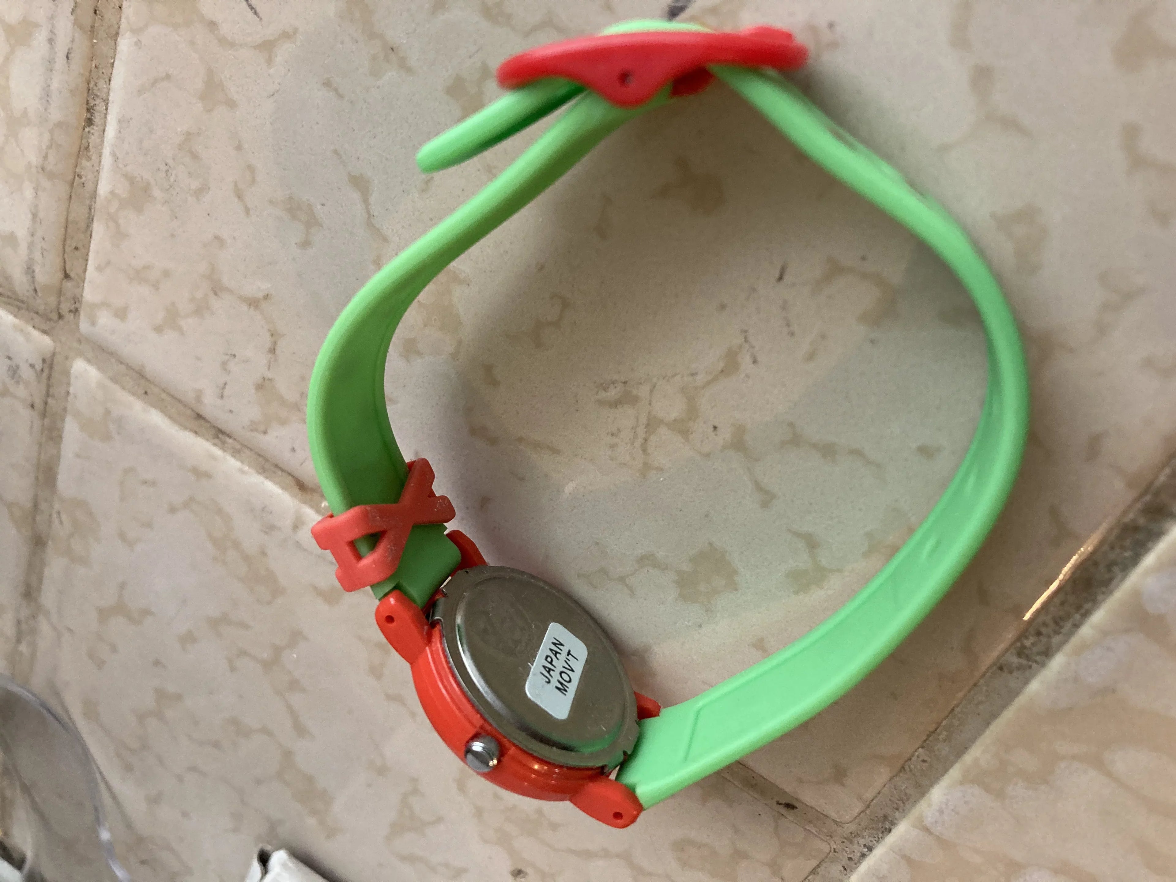 LQ-136A-3B Casio Analog Rare Moon Kids Watch Green and Stars
