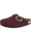 Boston Buckle Cork Womens Sandals Leather Big Birkenstock Mule