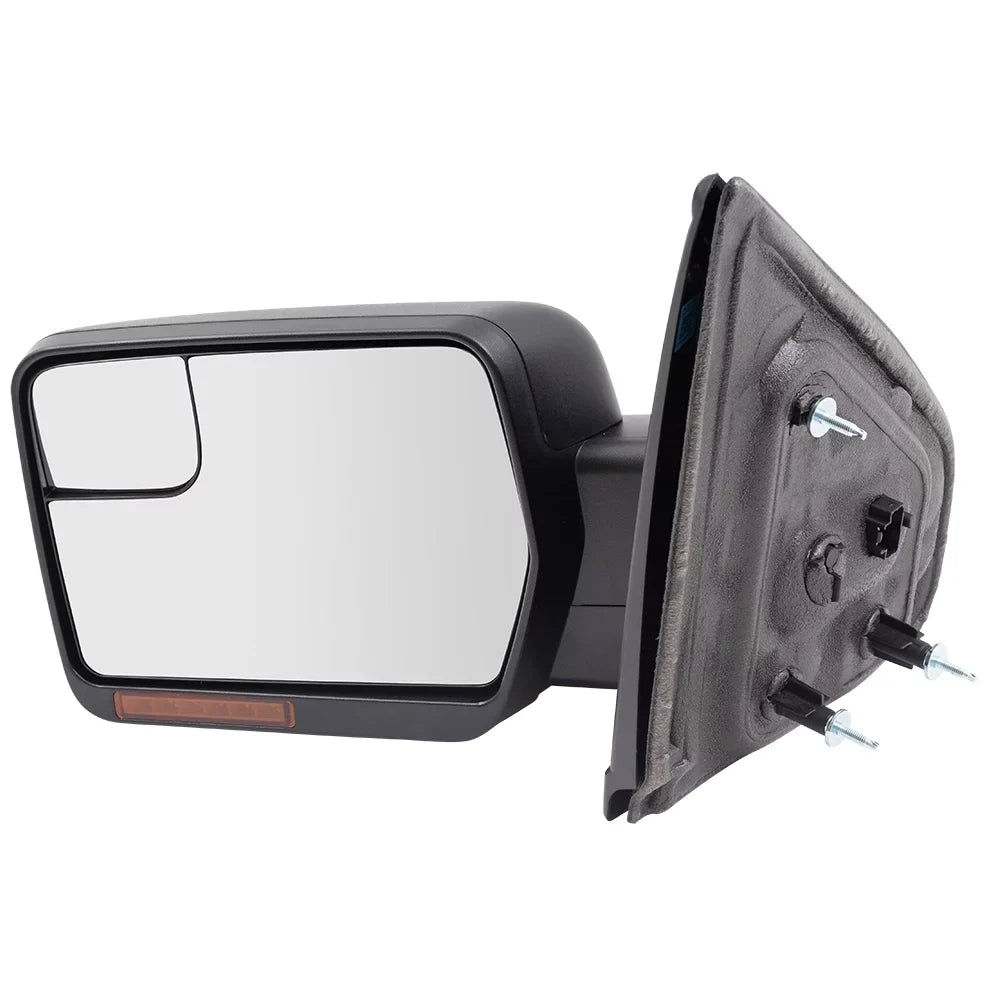 BL3Z17683CA Signal Brock Spotter F-150 Ford replaces fits Heated Power FO1320407 View Truck Pickup Mirror Drivers Glass Side 09-14 Reflector