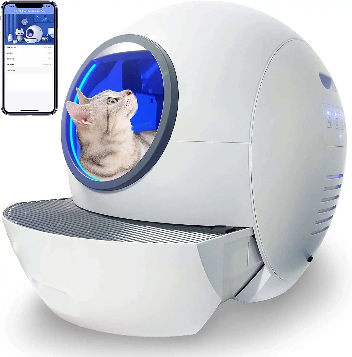 Double Cleaning Box Automatic ELS Cat Litter Robot Odor Litter Self Box Gift Cat Removal PET