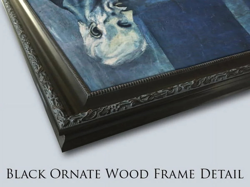 da Matted Art 'Juramento Ornate Victor Print Black Isabel' 24x20 Framed Meirelles 2x Princesa