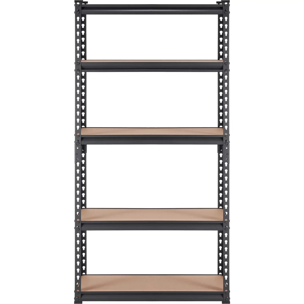 Storage x Shelving Steel Tier Adjustable 5 Heavy Load Garage Rack 2000 x Duty Unit, BENTISM 60"H lbs 12"D 30"W