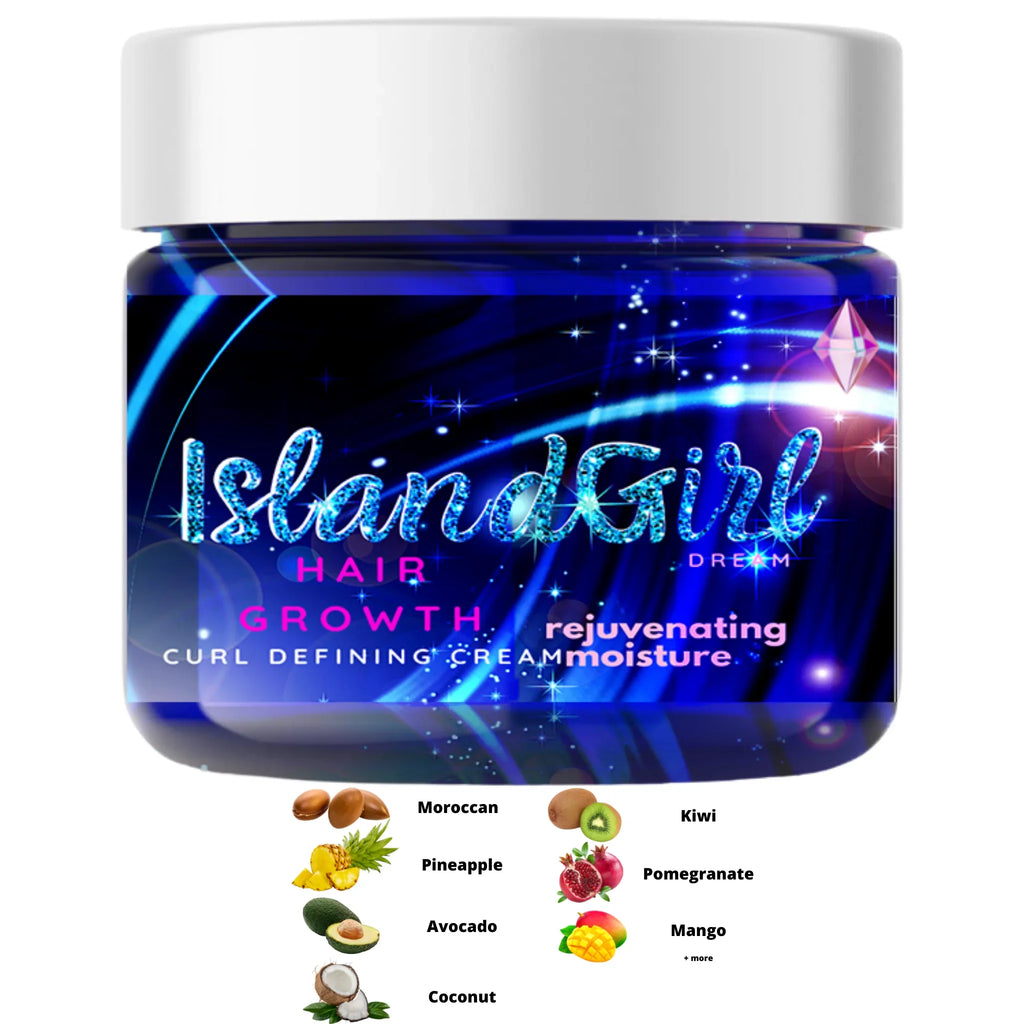 Dream my Cream Hair Curl - Defining Rejuvenate IslandGirl Moisture Growth
