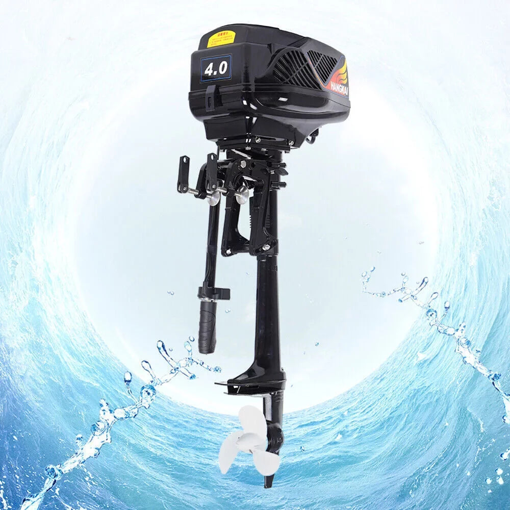 Engine Miumaeov 4 Brushless Motor Electric 1000W Outboard Boat Motor Trolley HP