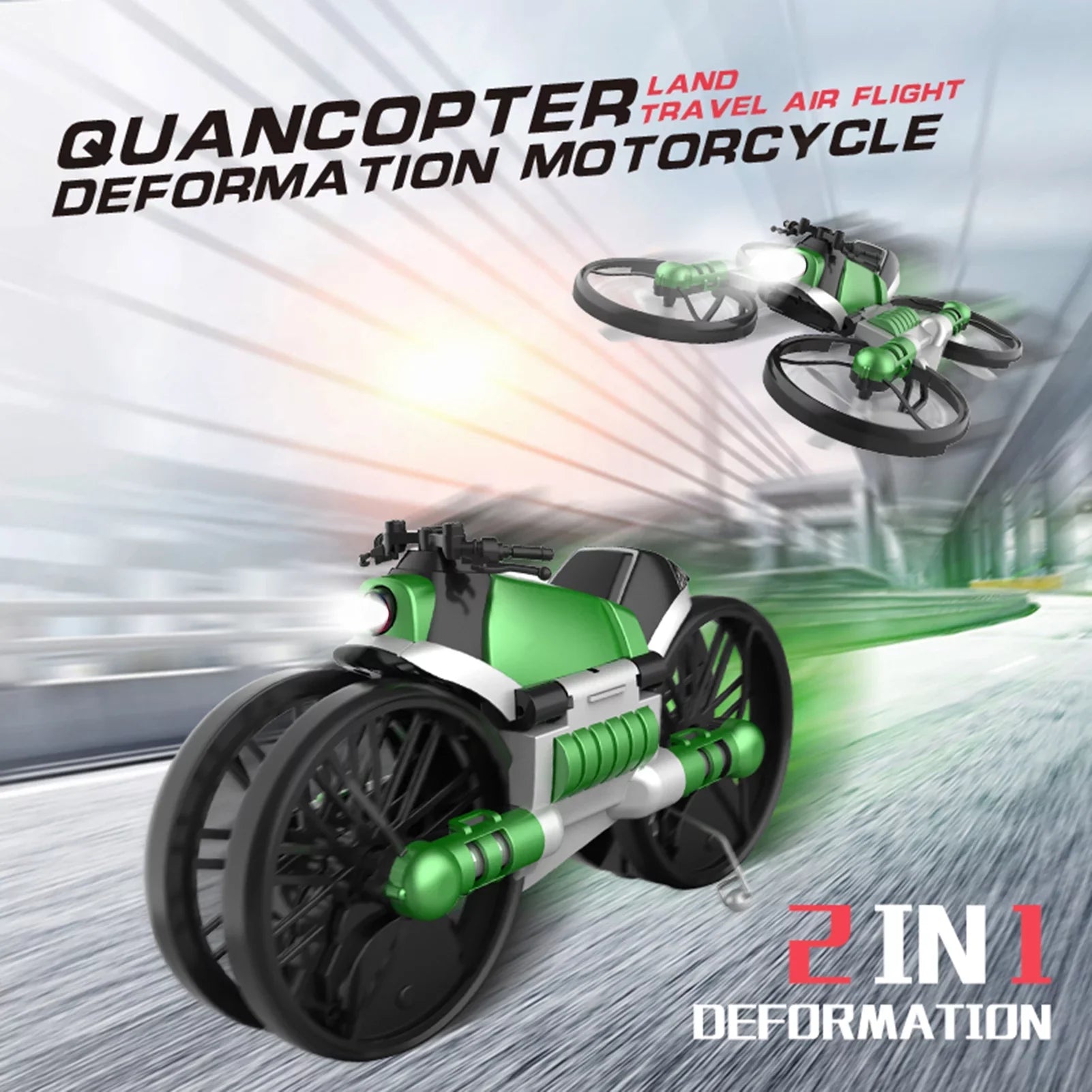 Key in 1 Take Land Feature with and , Walmeck Air Beginner,Friendly One Toy, 2 off/Landing Motorcycle