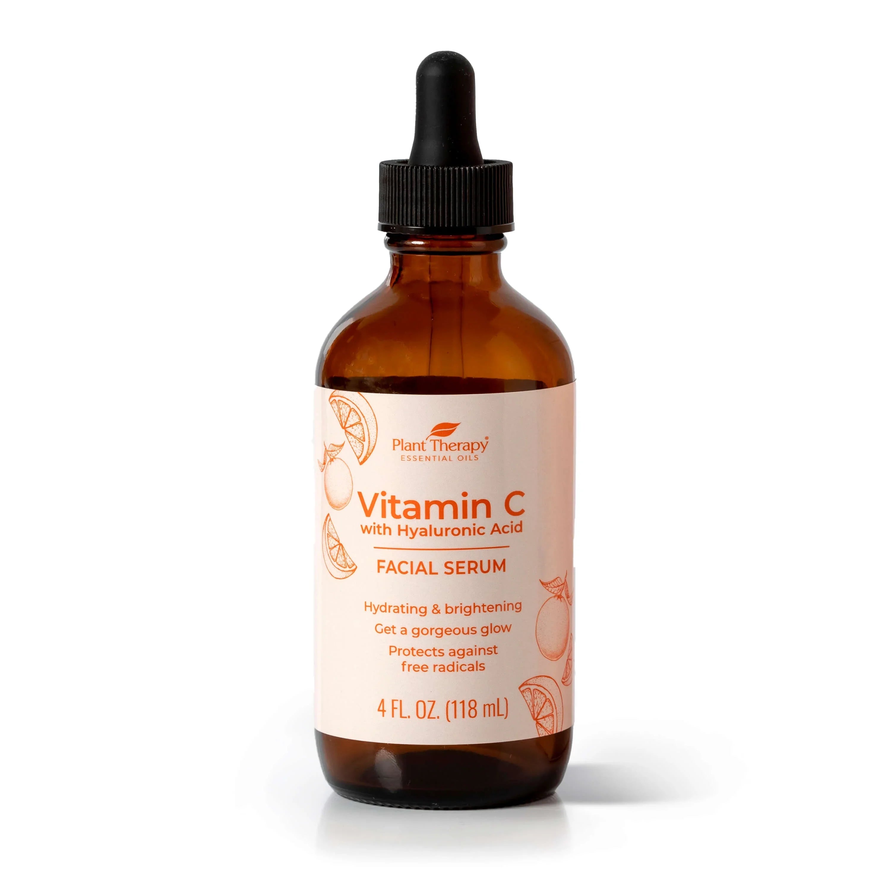 of Hyaluronic Appearance Vitamin Serum Acid, Hyaluronic & Fine Vitamin Plant & Facial Lines with with Wrinkles Reduces 4 C Acid Acid, Ferulic and Therapy the oz E,