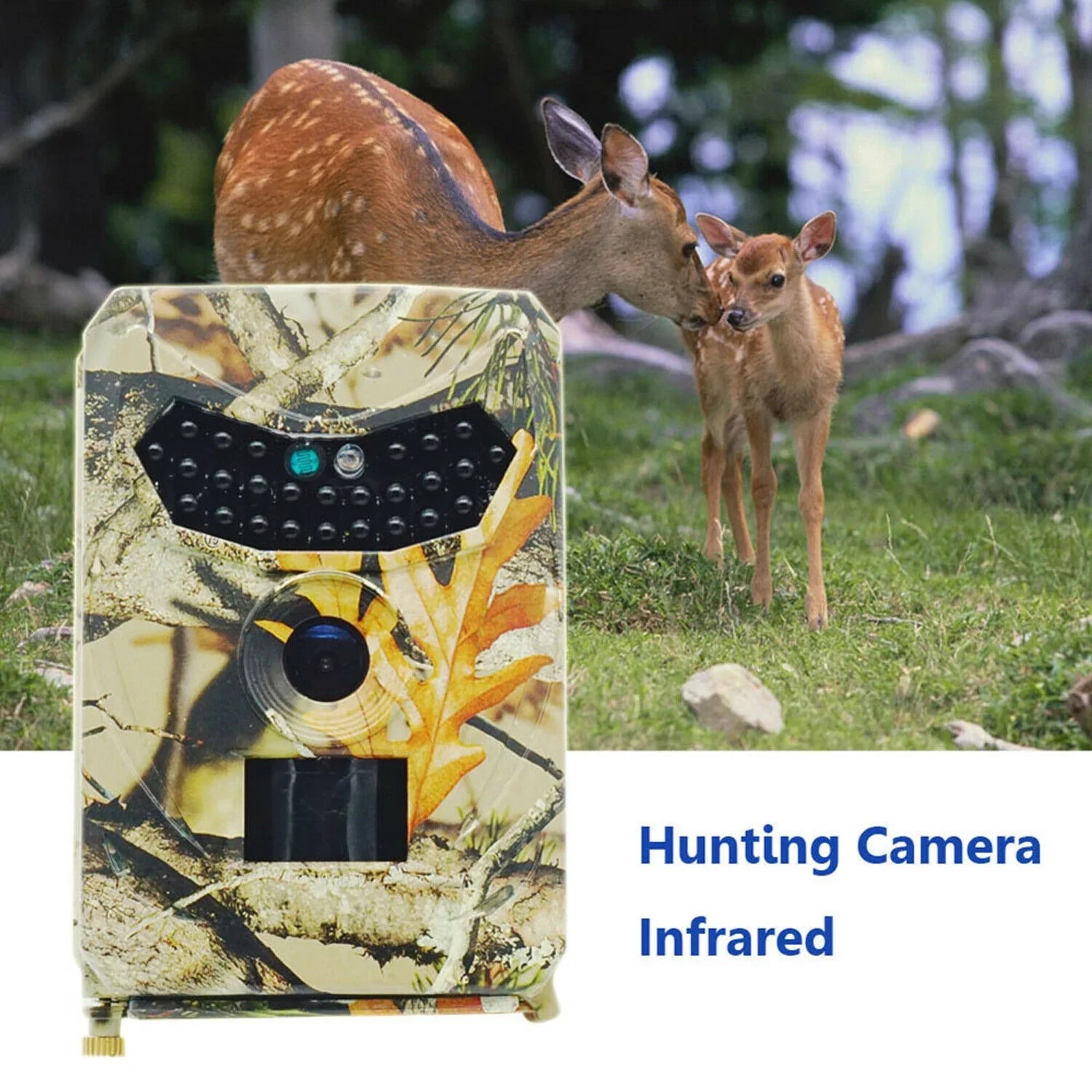 Game Cam Wildlife Lapse Waterproof, Deer 0.2S for Camera Camera Camera Trigger Time 12MP Deer 1080P Hunting Cam Night Accessory Speed Trail Monitors Glow Hunting Vision Hunting Trail No Field