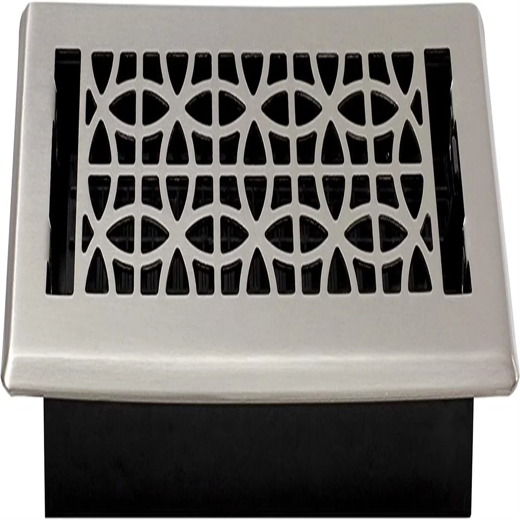Plated Register, Floor Eclipse Nickel