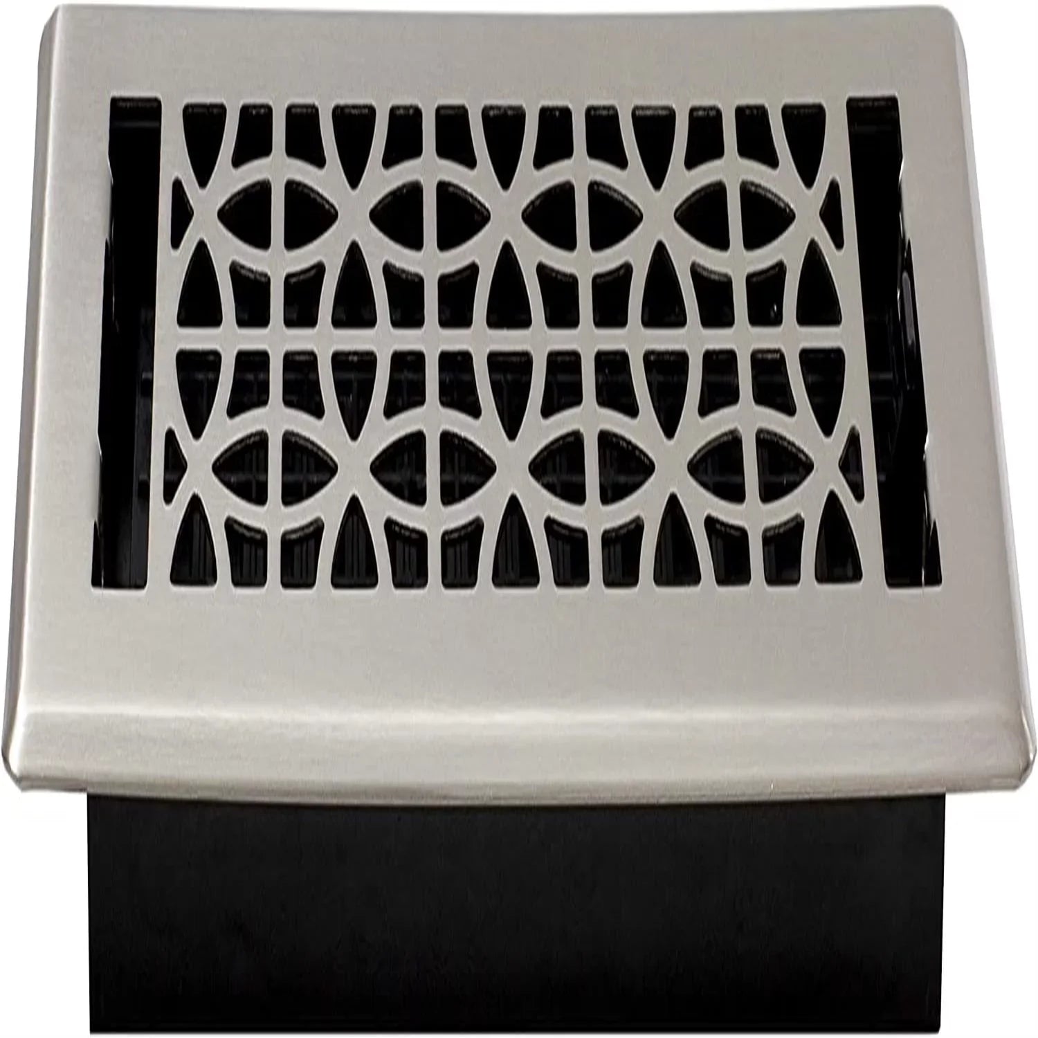 Plated Register, Floor Eclipse Nickel