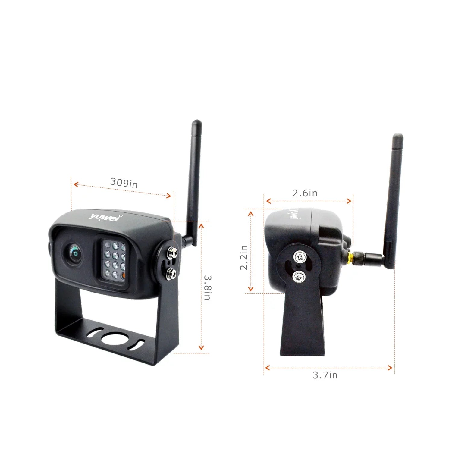 and Advanced for with Camera Color in Cars, and Trucks, YW-0629 Trailers Yuwei Nightvision Black Backup Wireless RVs,