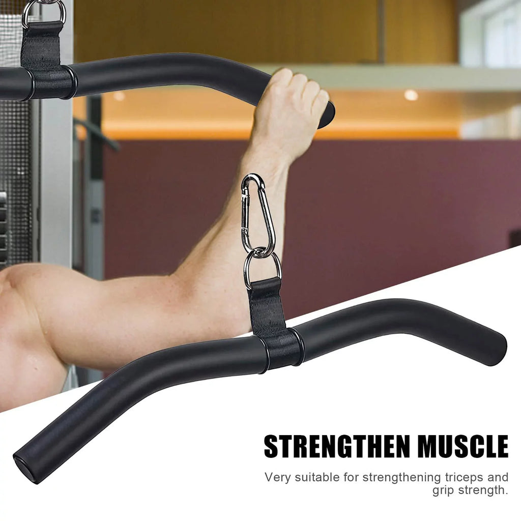 Attachment Accessories, Machine Down Accessories, Machine Equipment Weight for Tricep Press Cable LAT Pulldown Pulldown Attachment Gym, Cable LAT Bar