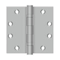 4.5 Steel Stainless 4.5 Square Hinge, Stainless in. 2BB Brushed x