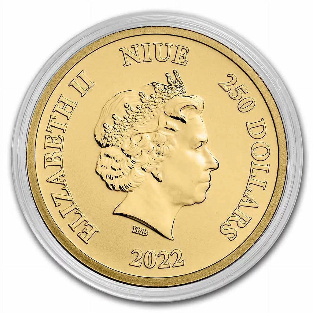 League: $250 Justice 1 The Niue oz Flash Comics Gold 2022 DC