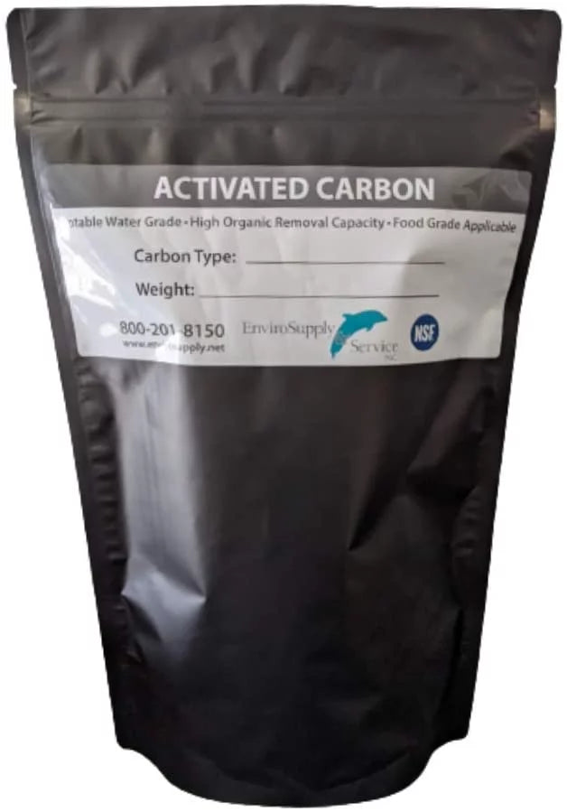Carbon Activated (Water - Resealable Virgin Pounds Cleaning Coconut Filtration, 55 Shell EnviroSupply Pure Ultra Prewashed Charcoal) Aquarium 12x40