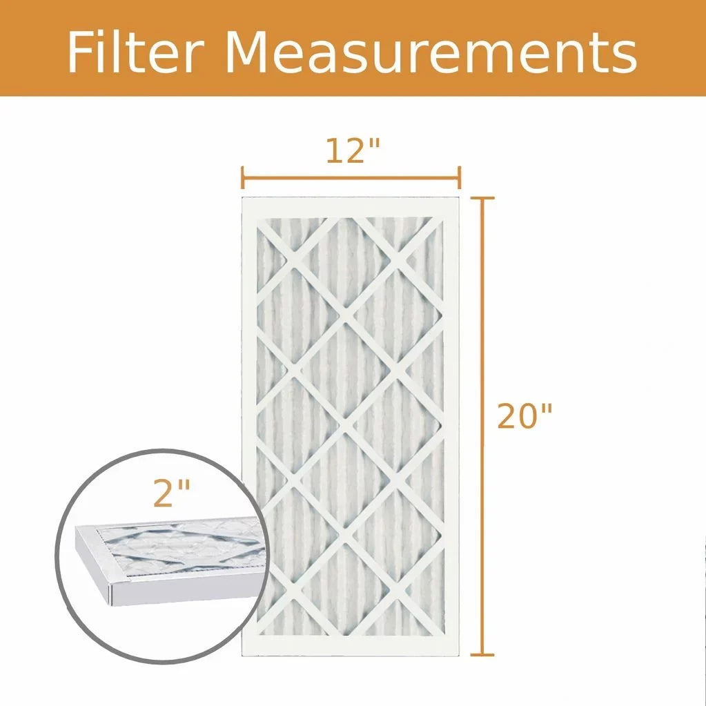 '- Pleat Purolator Air (6 Key 8 Filter Pack) MERV 12x20x2
