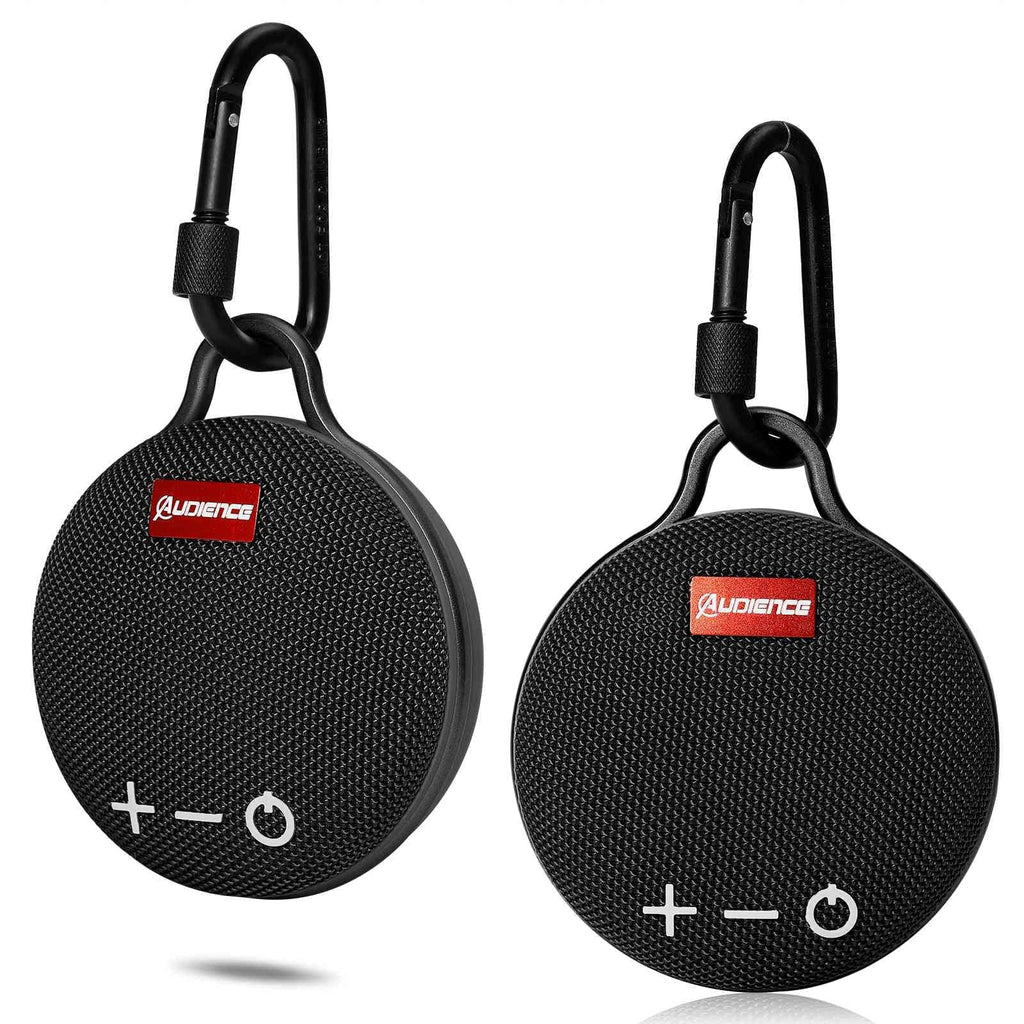 Bluetooth Beach, LG Big for Punchy Sound, Audience with Clip, UrbanX Black & Wireless Waterproof 5 Stylo 20H with Biking Boat, Pack 2 IPX7 Speaker Series Compact Speaker Playtime, Bass, Pool,