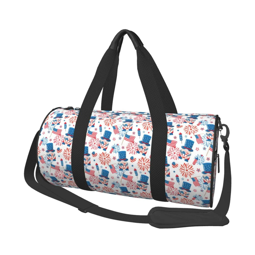 Compartment Sports with Luggage Cylinder and Travel Gnomes Gym Pocket Large Bag Bag American Bag Waterproof Coaee Capacity