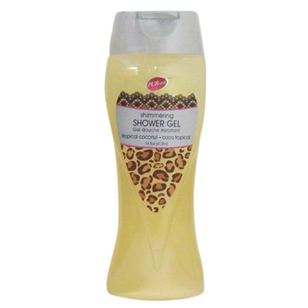 Gel Shimmering 3) By (Pack Tropical Shower With Coconut(413ml) Purest of