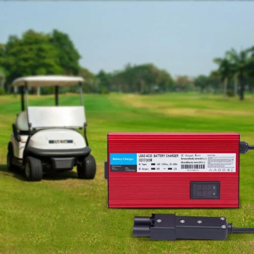 Golf Amp Charger Mode Trickle Charging Pin Barrel 48 Cart Volt 2 Battery Plug 12