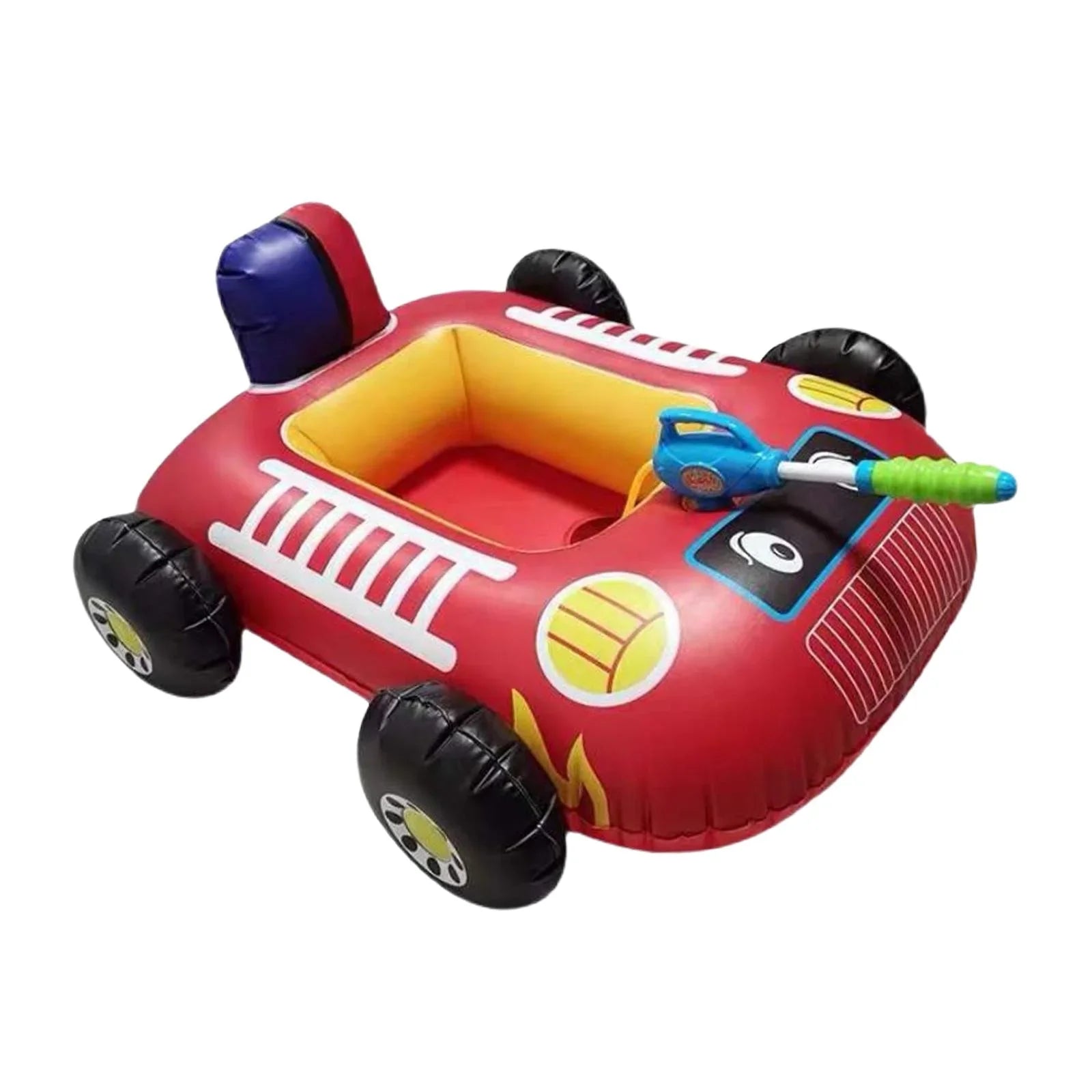 Kids Cartoon Beach with Water Pool for Floats Car Red Squirt Floats Pool Raft Design