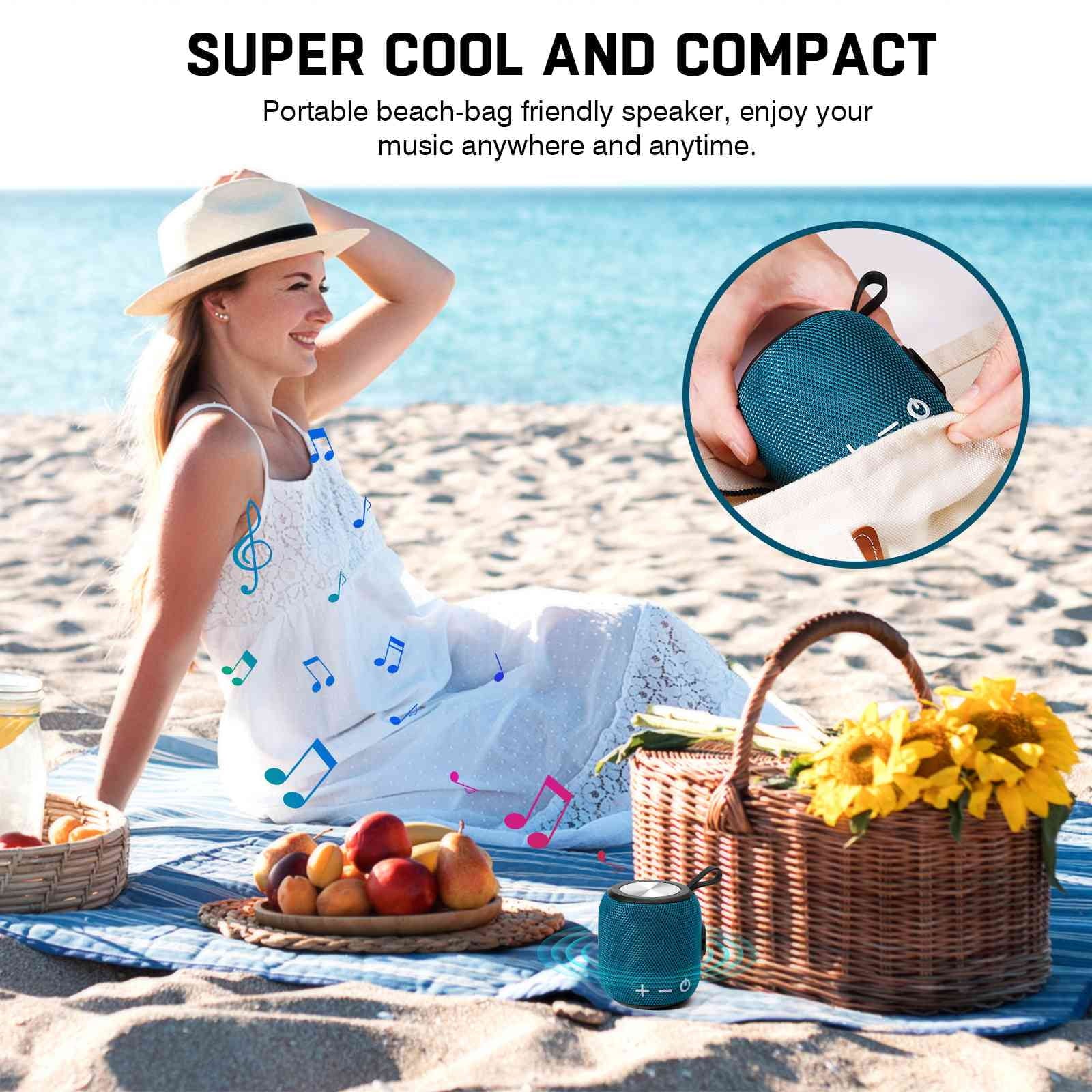 Latest Perfect Parties, - IPX7 Mi Stereo 3, Sound, Stereo Outdoor, Portable True Bluetooth Scooter Speaker: Powerful Beach, Bluetooth Blue Pairing, for - Max Home, Wireless Design, V5.2 Waterproof,