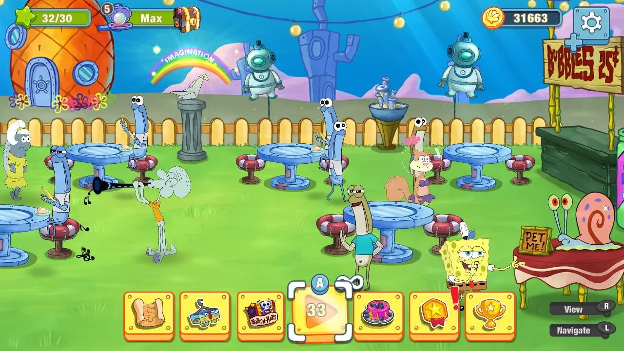 Interactive, Nighthawk SpongeBob Nintendo Krusty Krusty Cook-Off Switch, Extra Edition, 812303018978