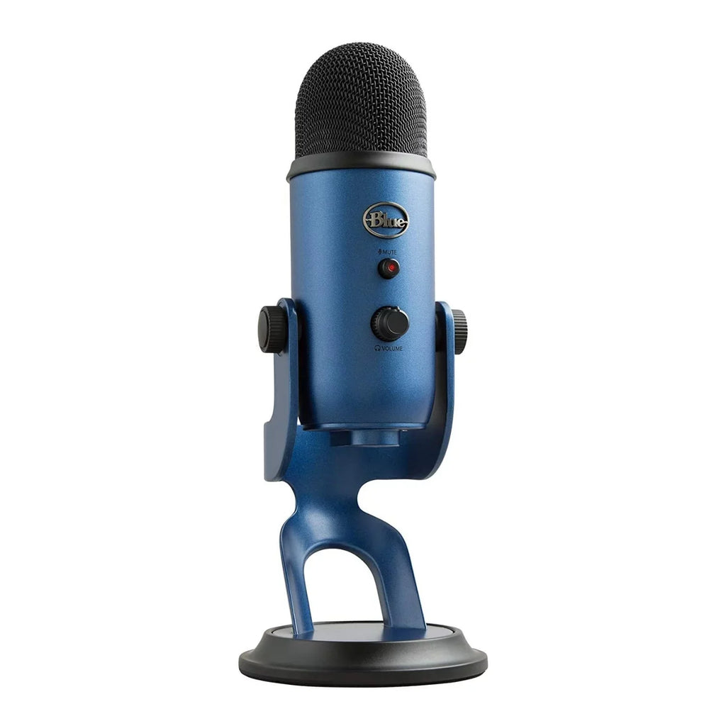 Shock Microphones Boom Microphone Yeti Arm (Midnight Mount with Blue and Filter Stand, Blue) Pop
