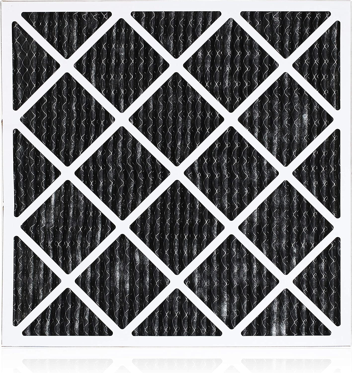 Carbon Activated AC Odor 20x22x1 MERV Eliminator Filterbuy with HVAC Pleated (12-Pack) 8 Filters Air Furnace