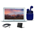 Case, Wireless Express Day RAM (Refurbished) Black Bundle: 128GB Airbuds i5 Air Certified Bluetooth/Wireless 2 Restored Intel SSD Mouse, Core By Apple 4GB 11.6-inch MacBook