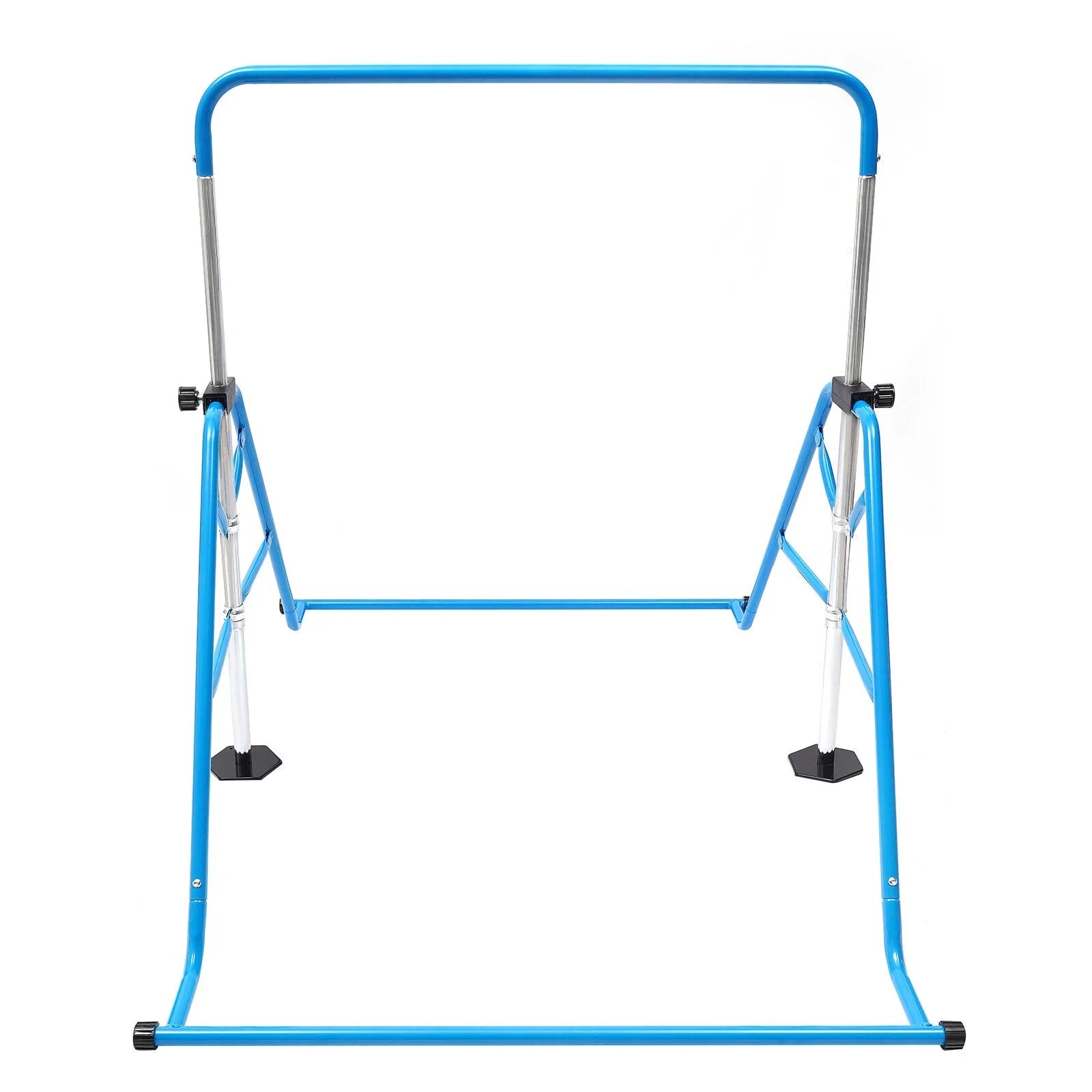 Adjustable Bar ZhdnBhnos Kids Junior Training Max Load Gymnastics Bar Gym For 100kg/220.5lbs Folding Blue Home Horizontal