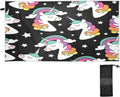Lightweight Towel Swimming Towels Compact Super Beach Dry Print Bestwell Absorbent Holiday（248） for - Towel Camping Travel Quick Oversized Unicorn -