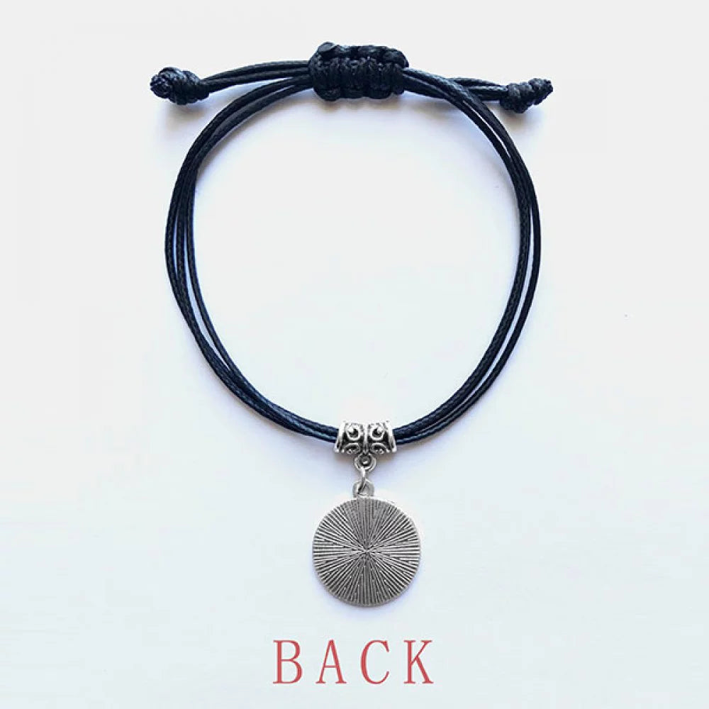 Rope Building Germany Jewelry Black Leather Famous Bracelet Architecture Wristband