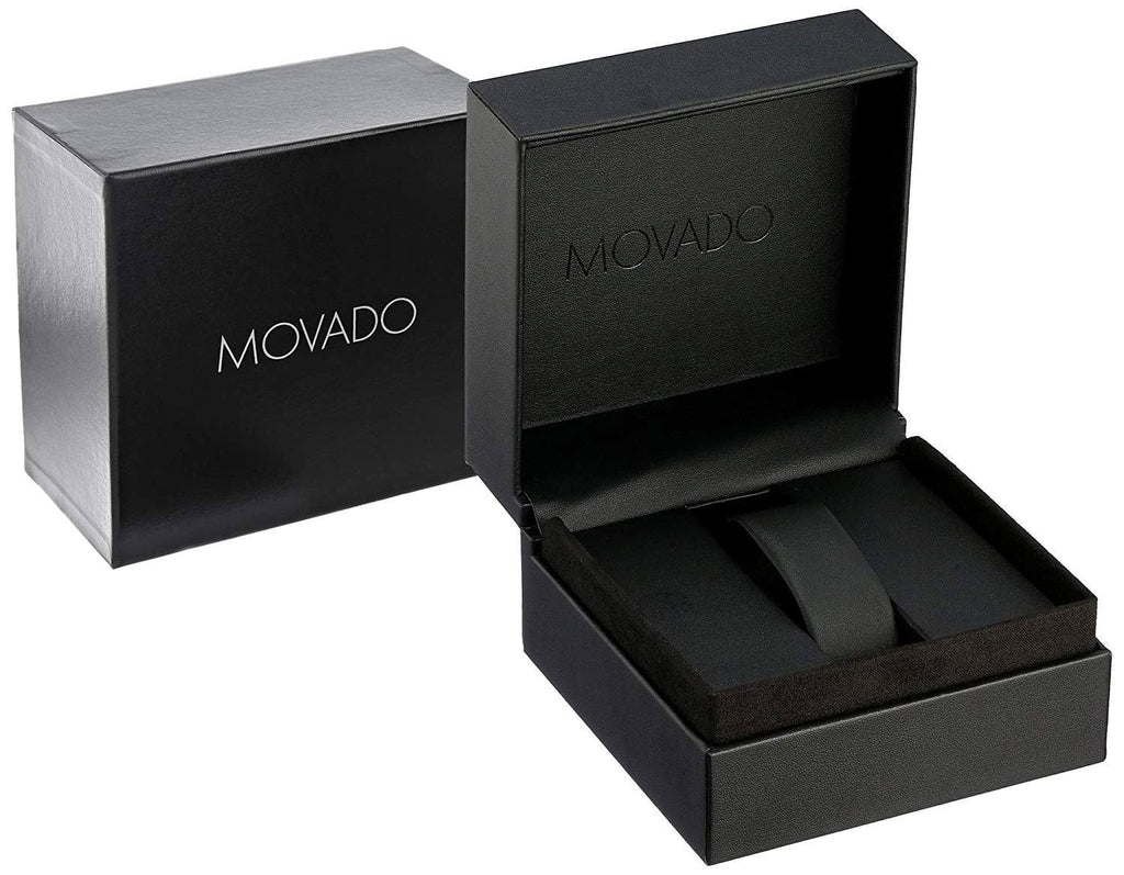Movado Gold Steel Mens Quartz Gold-Tone Mesh Watch Band Dial Stainless Bold 3600373