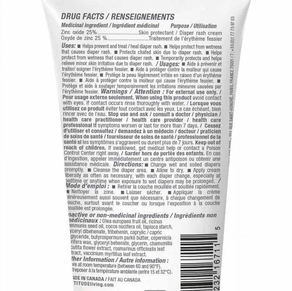 Cream and ATTITUDE Hypoallergenic, Fragrance-Free Moisture, Dermatologist Irritation leaves Diaper VERIFIED, Fluid (2,6 Zinc Rash Blocks Natural , , EWG , Tested Diaper Ounce) Baby Cream Prevents