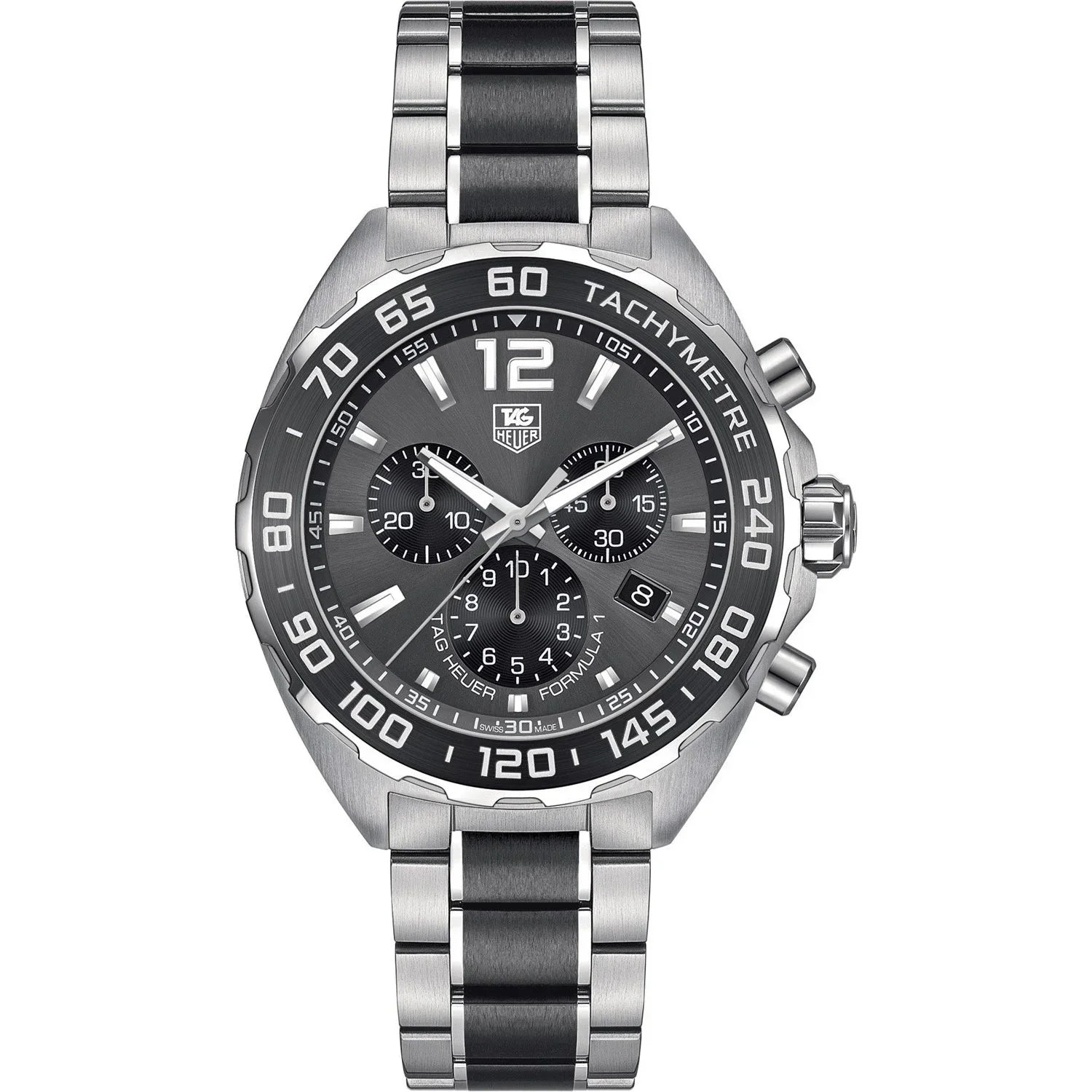 One' Two-Tone Stainless Tag Heuer Chronograph Men's CAZ1111.BA0878 'Formula Watch Steel