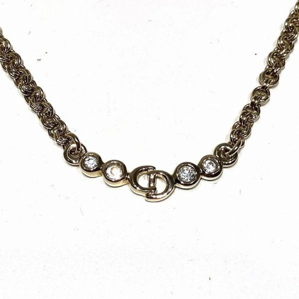design Dior JAL Pre-Owned accessory for original Christian necklace (Good) exclusive Dior women