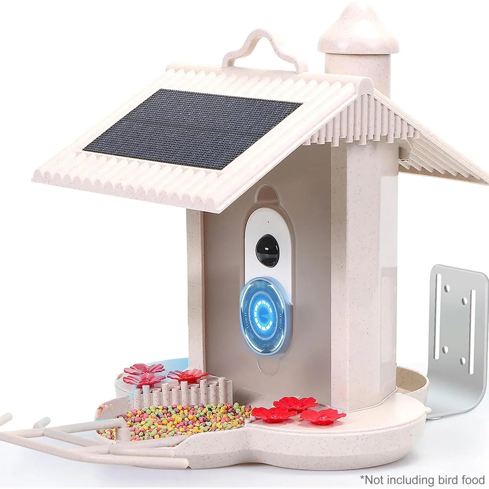 Bird 1080P Smart Auto Bird Species Detection Feeder Real-time IP65 Cards AI Identify and TF Notification Capture Bird Video 128G Motion Waterproof Camera WIFI