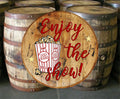 Art Pop Show Barrel Corn Décor Enjoy Bar Home the Wall Head Whiskey Sign Fresh