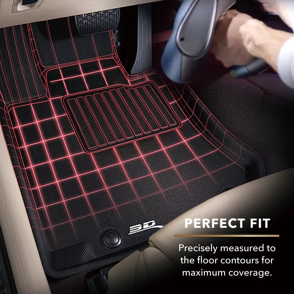Set 3D MAXpider with compatible - Floor KAGU Mat FORESTER (BLACK) SUBARU Full 2019-2024