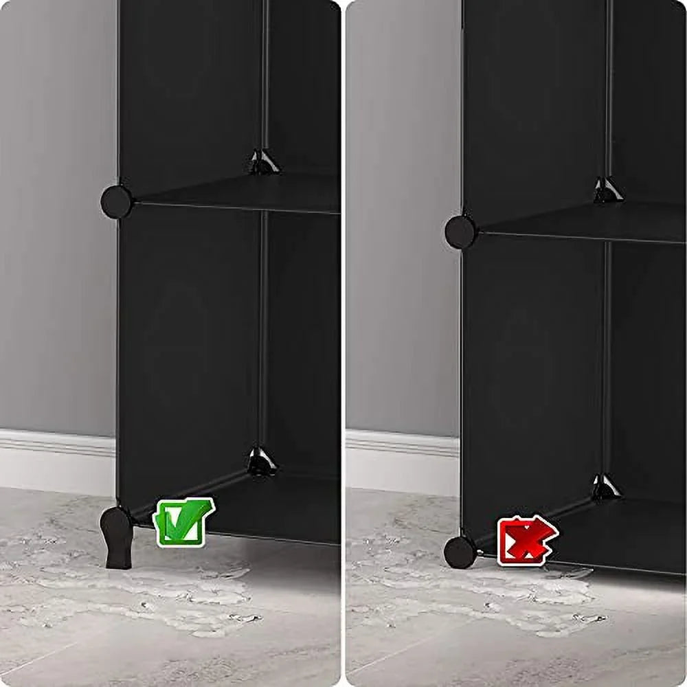 Organizer Shelf Storage Bookshelf,Storage for Bookcase Cubes 6-Cube Bedroom,Bathroom Kids,Closet, HOMIDEC Storage Cabinet Organizer Organizer, Cabinet Closet