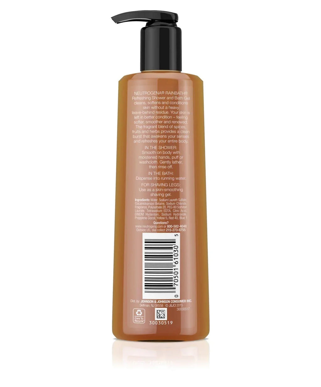 Neutrogena (3 Bath Pack) Rainbath Gel Shower 8.5 (250ml) Ounce &