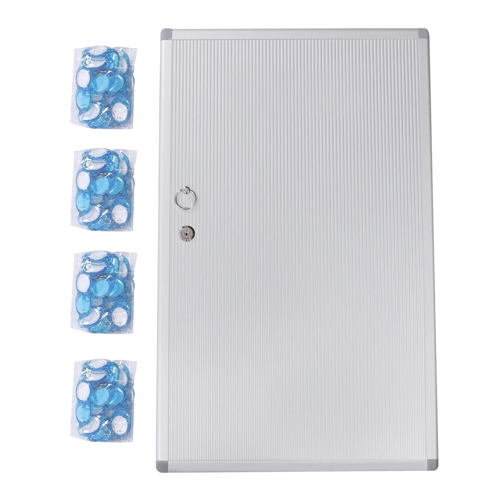Safe Lock Box 96 Cabinet Organizer Box Key Cabinet Silver Wall Mount Storage Key