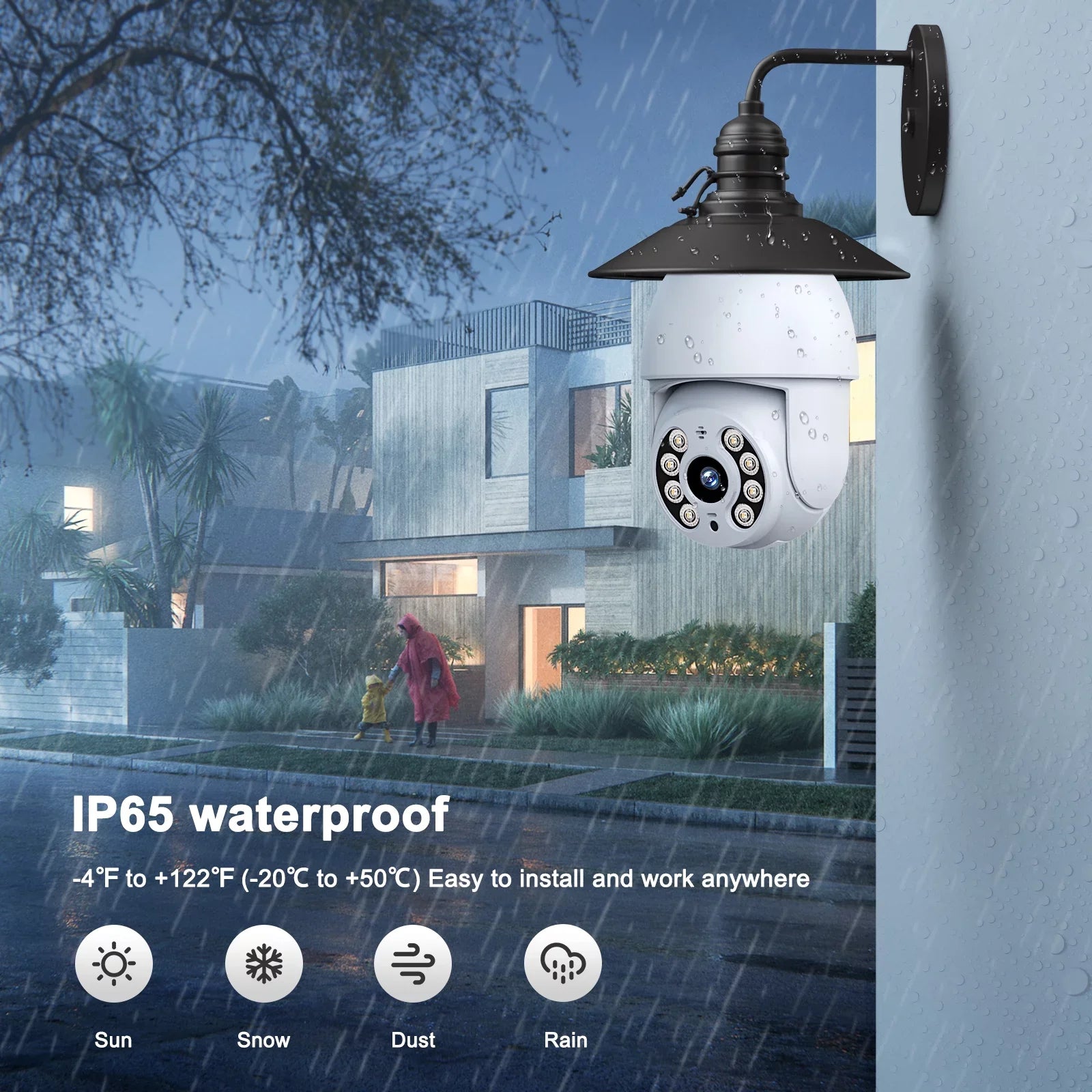 SC30 Camera Surveillance Packs Dome WiFi Wireless Toguard 2K/4MP Light Outdoor PTZ 2 Indoor Camera Bulb Security