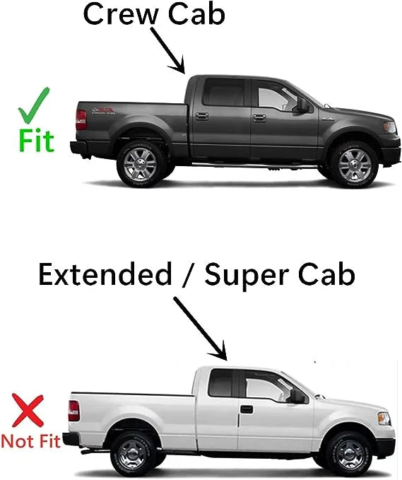 Side Cab with Pickup Models Glass Compatible Door 2009-2014 Door Door Crew Right Passenger F150 4 Window Ford Rear