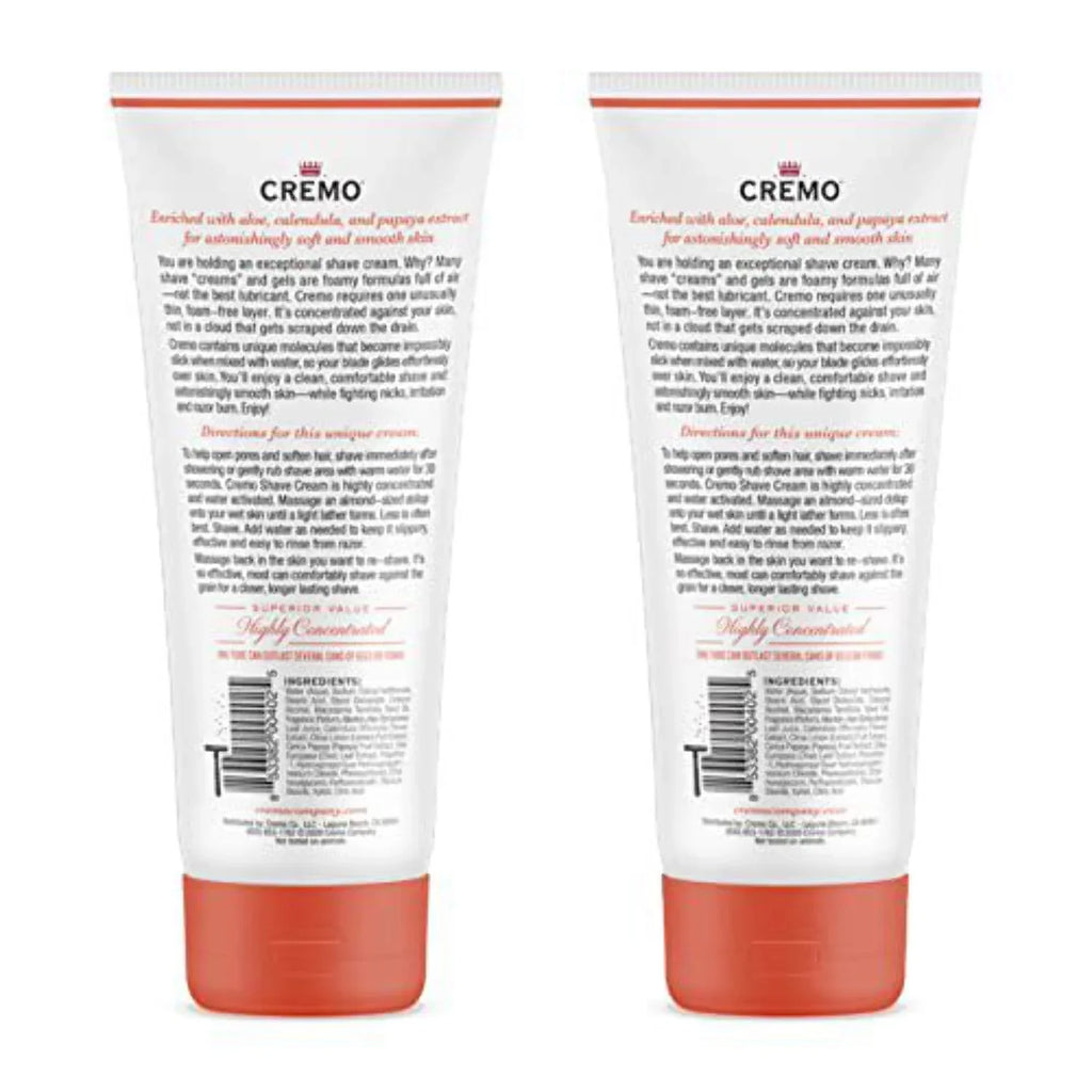 Moisturizing Burn, Women Ultra-Slick Shaving (Pack Astonishingly Cream, Fights for Shave Oz Superior Razor Cuts 2) Mango Cream 6 Cremo and Fl Coconut of Nicks,