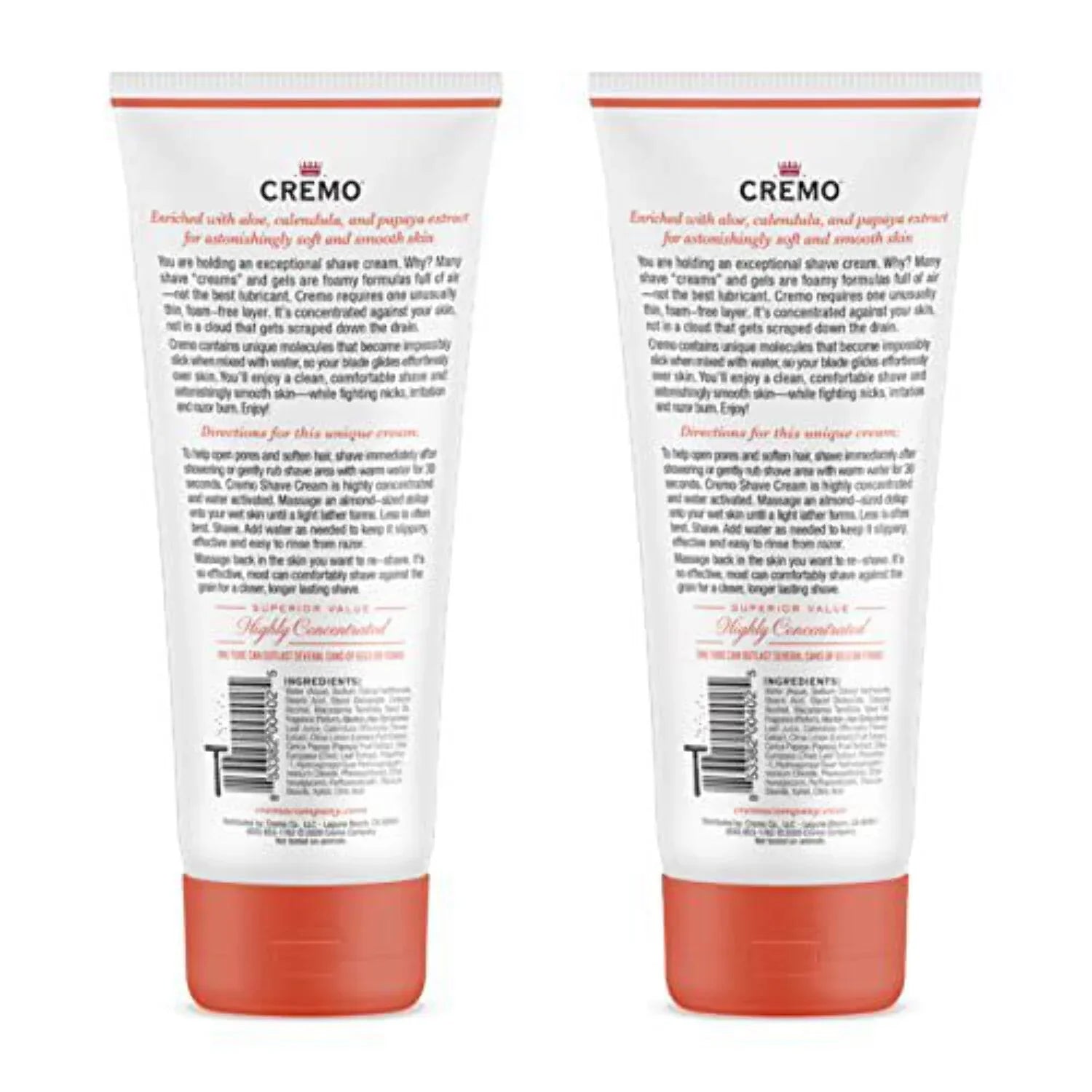 Moisturizing Burn, Women Ultra-Slick Shaving (Pack Astonishingly Cream, Fights for Shave Oz Superior Razor Cuts 2) Mango Cream 6 Cremo and Fl Coconut of Nicks,