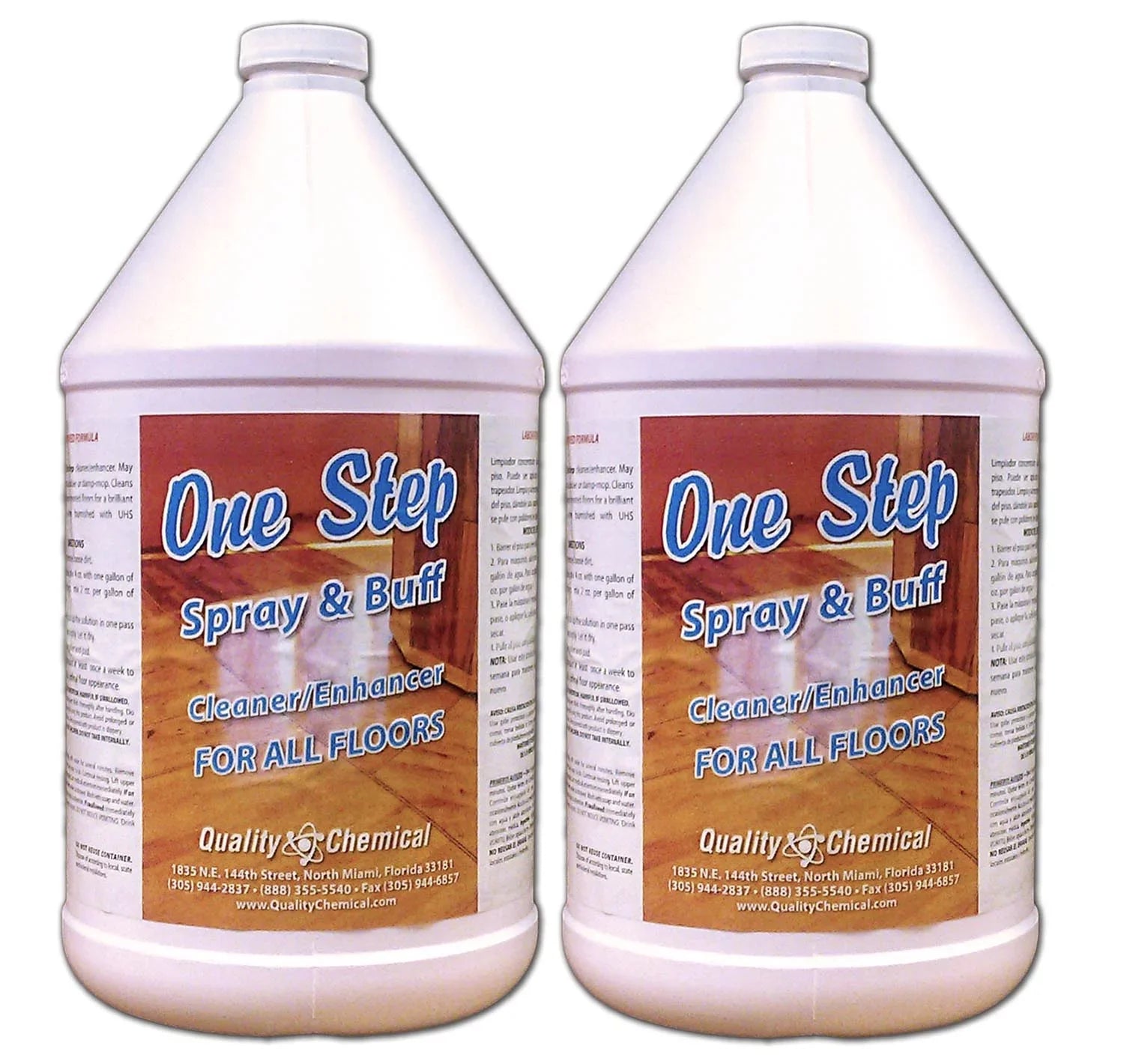 Buff Spray polishes - and - case & Step One -Floor Cleans 2 gallon Restorer