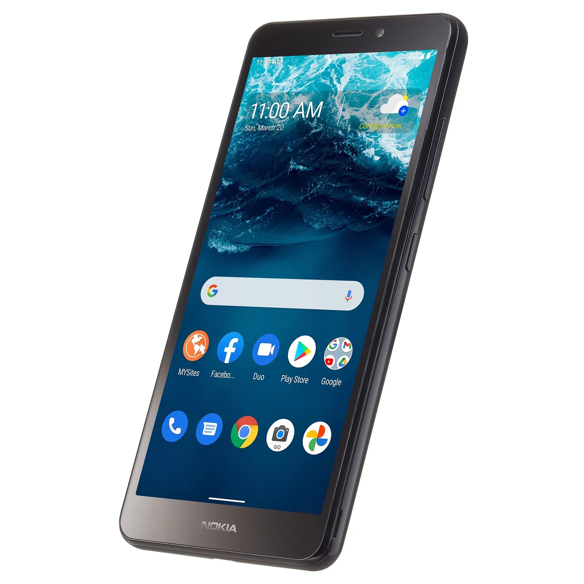 Smartphone Verizon] Verizon Prepaid By Blue- C100, [Locked Total 32GB, to Total Nokia by